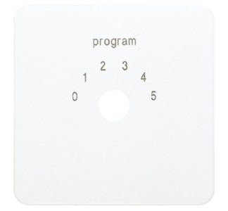 Белая крышка селектора программ. - Центральная крышка CD 594-9 WW