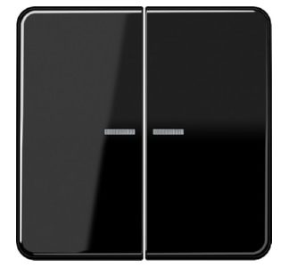 Накладка на кнопку/переключатель Rocker Fiber Optic Black CD 595 KO5 SW