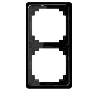 Рамка 2x черная горизонтальная/вертикальная - Рамка 2x черная CDP 582 SW