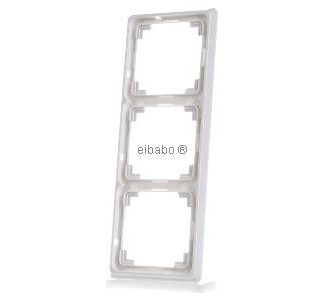 Рамка 3х альпийский белый горизонтальный/вертикальный - Рамка 3-складная белая CDP 583 WW