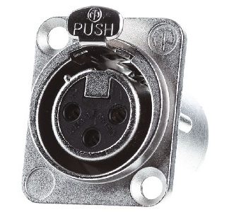 Разъем для корпуса с базовым блоком и верхним корпусом XLR CXLR-D