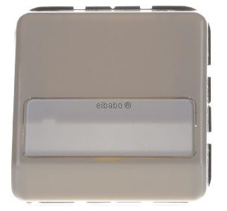 Корпус разъема для передачи данных, белая область для письма 23x59 мм - Крышка 554