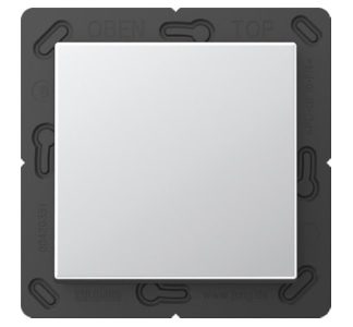 2-канальный алюминиевый настенный радиопередатчик — пульт дистанционного управления для переключения устройства ENO A 590 AL.