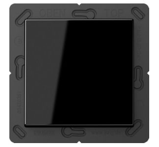 Беспроводной настенный передатчик, черный, 2 канала - Пульт дистанционного управления для переключения устройств ENO A 590 SW