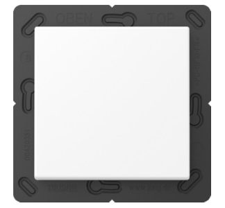 Настенный 2-канальный радиопередатчик, матовый белоснежный ENO A 590 WWM