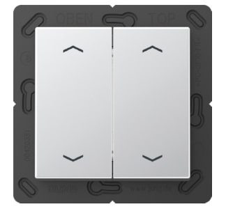 Алюминиевый настенный радиопередатчик с 4-канальной символикой — Пульт дистанционного управления для переключения устройств ENO A 595...