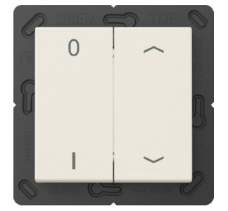 Беспроводной настенный передатчик белого цвета с 4-канальными символами — пульт дистанционного управления для переключения устройств ENO A 59...