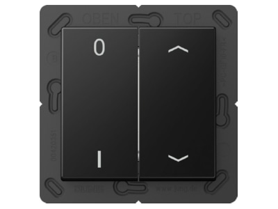 4-канальный беспроводной настенный передатчик, матовый графитово-черный ENO A 595 P01 SWM