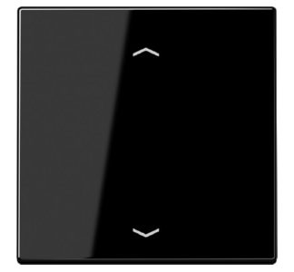 Черные символы 2-канального настенного радиопередатчика — пульт дистанционного управления для переключения устройств ENO LS 990 P SW.