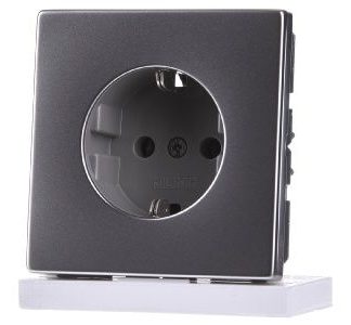 Розетка Schuko, нержавеющая сталь - электрическая розетка ES 1520