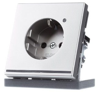 Розетка SCHUKO 16A 250V для светодиодной ориентирующей лампы WS - Электрическая розетка ES 1520-O LNW