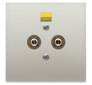 Розетка для выравнивания потенциалов, 2 вилки - Заземляющая розетка ES 2965-2