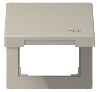 Откидная крышка 50x50 мм - Рама из нержавеющей стали ES 2990 KL SOC