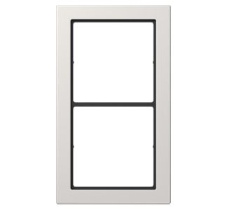 Рамка 2x светло-серая горизонтальная/вертикальная - Двойная серая рамка FD 982 LG