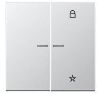 Беспроводная кнопка управления ENet с двусторонним управлением, серия LS, алюминиевый корпус FM AL 1701