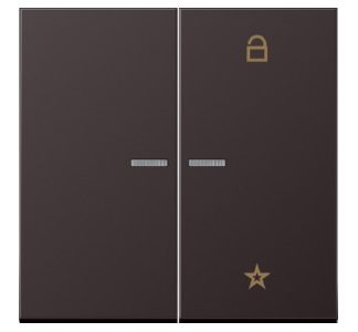Беспроводная кнопка управления ENet 2-сторонняя, темная FM AL 1701 D