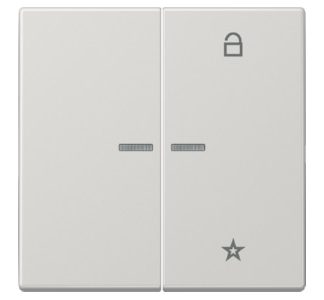 Беспроводная кнопка управления ENet 2-Way светло-серого цвета FM LS 1701 LG