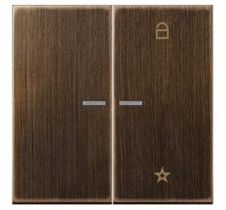 Кнопка двухстороннего беспроводного управления ENet, латунная FM ME 1701 AT