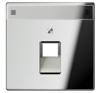 Глянцевая крышка для розетки IAE/UAE - паспортная табличка UAE/IAE (ISDN) GCR 2969-1 NAUA