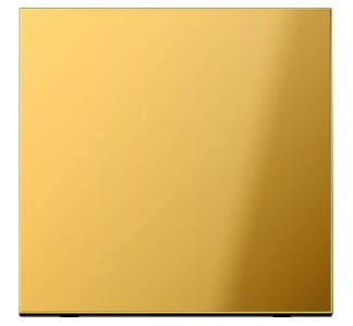 Переключатель на кнопку - Защитная накладка для переключателя/кнопки, золотистая, GO 101