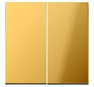 Накладка на переключатель/кнопку серии «Кнопочный переключатель» (золотистое покрытие) GO 102