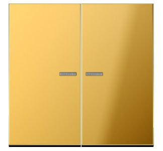 Золотистый индикатор кнопки - Защитная накладка для переключателя/кнопки, золотистая GO 2995 KO5