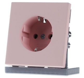 Розетка SCHUKO розовая Clair (32102) - Розетка с защитным контактом LC 1520231