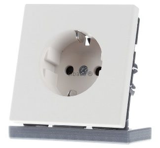 Розетка SCHUKO белого цвета (4320B) - Защитный контакт розетки LC 1520 KI245