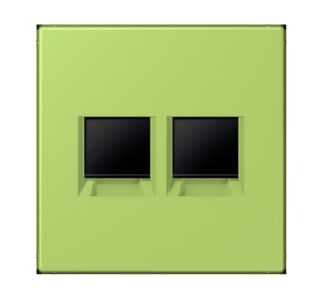 Крышка (защелка) vert clair (32052) - Модульная пластина гнезда LC 1969-2 WE221