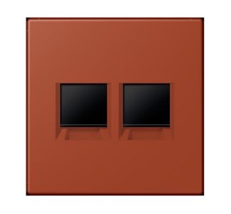 Крышка (защелкнута) Locre Rouge (32110) - Модульное гнездо для пластины LC 1969-2 WE232