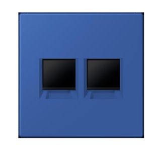 Крышка (треснутая) - LC 1969-2 WE253 модульная пластина гнезда