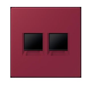 Крышка (защелкнута) le rubis (4320M) - Модульная пластина гнезда LC 1969-2 WE255