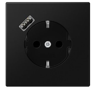 Розетка SCHUKO с USB-портом типа A - Вилка LS1520-18ASWM
