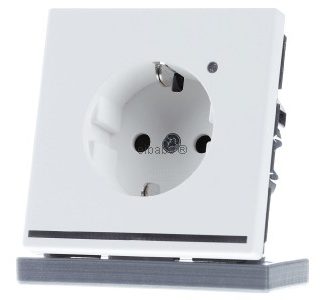 Розетка SCHUKO со светодиодной подсветкой - Вилка LS1520-OWWMLNW