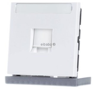 1x крышка для усилителя MJ NA WE, круглая. - Модульная пластина разъема LS1969-1NAWEWW