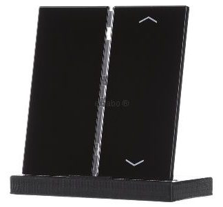 Однокнопочный переключатель, черный символ «вверх/вниз» — крышка для переключателя, черная LS 401 TSAP SW