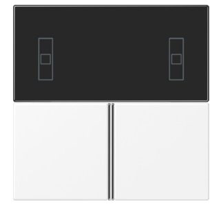 Комплект кнопок контроллера KNX Comfort - белые накладки на переключатели LS4093TSAWWM
