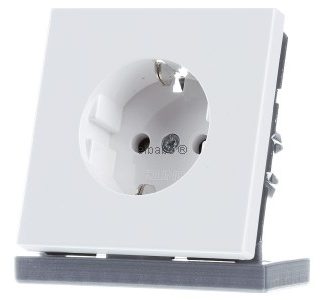 Розетка SCHUKO 16A 250V, неразрушимая - электрическая розетка LS 1520 BF WW