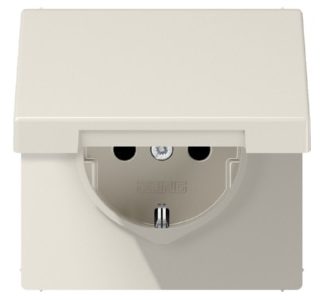 Розетка Schuko 16 А 250 В с откидной крышкой - Электрическая розетка LS 1520 BFKL