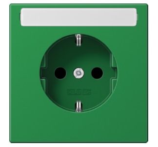 Розетка Schuko 16A 250V, с хрупкой маркировкой. - Электрическая розетка LS 1520 BFNA GN