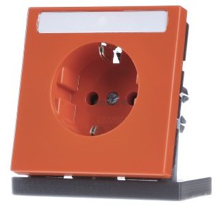 Розетка Schuko 16A 250V, с защитой от взлома. - LS 1520 BFNA O электрическая розетка