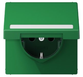 Розетка Schuko 16 А 250 В с откидной крышкой - Электрическая розетка LS 1520 BFNAKL GN