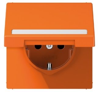 Розетка Schuko 16 А 250 В с откидной крышкой - Электрическая розетка LS 1520 BFNAKL O