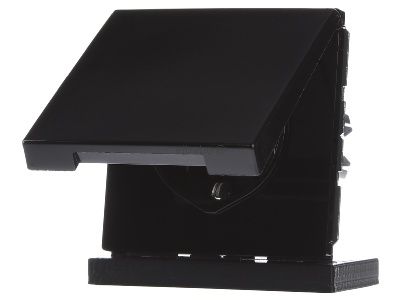 Розетка Schuko 16A 250V с откидной крышкой - электрическая розетка LS 1520 KL SW