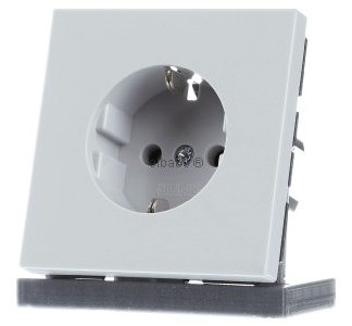 Розетка Schuko 16A 250V без клемм - Электрическая розетка LS 1520 N LG