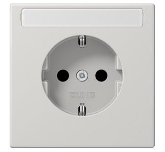 Розетка Schuko 16A 250V с контактной площадкой для записи - Электрическая розетка LS 1520 NA LG