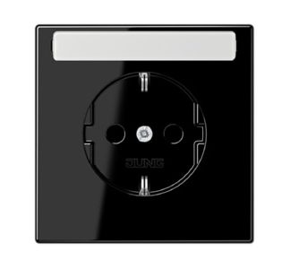 Розетка Schuko 16A 250V с контактной площадкой для записи - электрическая розетка LS 1520 NA SW