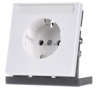 Розетка Schuko альпийского цвета - Электрическая розетка LS 1520 NA WW