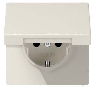 Розетка SCHUKO 16A 250V, белая - Розетка (LS 1520 NKL)