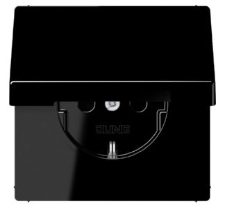 Розетка SCHUKO 16A 250V, черная - Розетка (LS 1520 NKL SW)